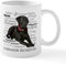 CafePress Black Lab Traits Mugs 11 oz (325 ml) Ceramic Coffee Mug