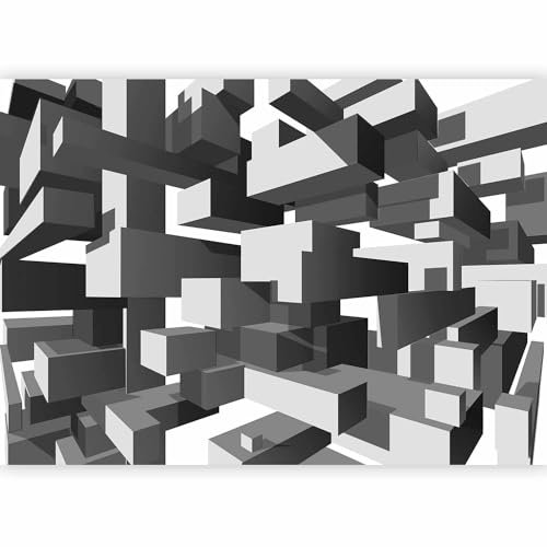Fotomurale 300x210 cm - 3 colori da scegliere - Carta da parati sulla fliselina - Hit - Carta da parati in TNT - Quadri murali XXL otticoe 3d f-A-0183-a-c - 3 colori da scegliere