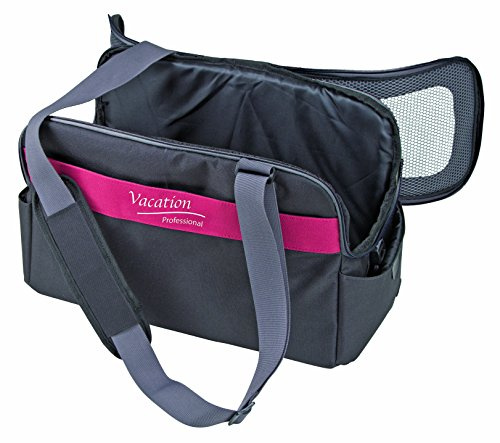 Kerbl 80593 Axion Tote Bag 44 x 20 x 27 cm, Black/Red