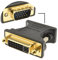 DVI 24+5 Femelle Femelle vers VGA 15 Broches Mâle Fiche Onvertisseur Adaptateur