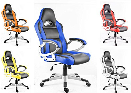 Polironeshop MONZA - Sedia Poltrona Presidenziale Ergonomica per Ufficio, Studio, Gaming e Home Office, Comfort e Design Moderno