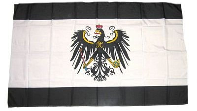 Fahne/Stockflagge Königreich Preußen 30 x 45 cm Flagge