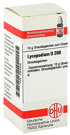 DHU Lycopodium D200 Streukügelchen, 10 g Globuli