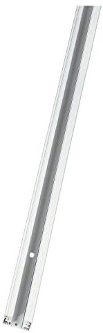 SLV 1Phasen Aufbauschiene | Hochvolt-Stromschiene, Aufbau-Schiene, Schiene zur Montage an Wand oder Decke, Stromschienen-System, Anschluss für 1P Schienen-Strahler | 1m, weiß