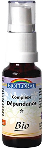 Biofloral - Elixir floral du docteur bach complexe n°1 dependance - vaporisateur élixir floral 20 ml