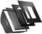 walimex pro 90x90 Softbox PLUS - Linea arancione
