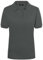 James & Nicholson Damenpolo Classic - Piqué-Poloshirt mit gestrickten Bündchen | Farbe: Graphite | Grösse: L