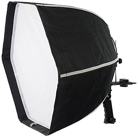 Fotodiox F60 Blitz-Softbox, 60 cm, sechseckig, für Canon Speedlight & Nikon, Vivitar, Sunpack Flash etc.