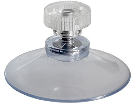 10 Stück Saugnapf/Haftsauger Ø 40mm mit 10mm Gewinde und Rändelmutter