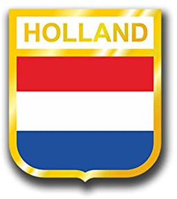 Aufkleber/Sticker Holland Niederlande Netherlands Fahne Flagge 7x6cm A1057