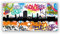 Kunstbruder Dortmund Skyline Light (div. Größen) - Kunst Druck auf Leinwand 60x120cm