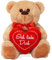 matches21 Teddybär mit Herz/Herzteddy Ich Liebe Dich Hellbraun/beige 25 cm Kuscheltier Schmusetier - Geschenkidee Freundin Klassiker