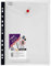 Snopake 15694 Polyfile Ringbuch A4 Hohe Kapazität Transparent mit transparenter Klappe A4