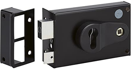 Metalux SSA45702 Serrure en Applique Horizontale-Réglable 52/60 mm-Fouillot Gauche-Cylindre euro-ND10 9772
