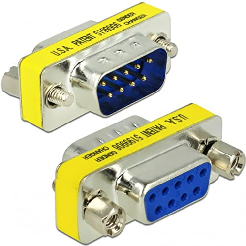 Delock Adapter Seriell Sub-D 9 Pin Stecker > Sub-D 9 Pin Buchse – Port Schoner