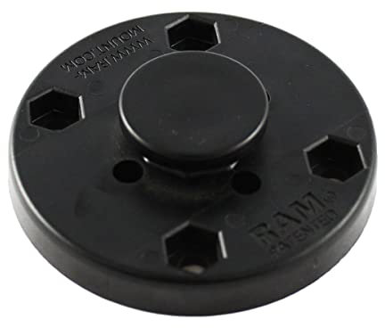 ADATTATORE RAM-MOUNT RAP-293U CON BASE OTTAGONALE E CON 4 FORI COMPATIBILI CON LO STANDARD AMPS