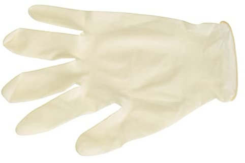 Einweg-Handschuhe in 100% Pure Latex Tg L – 8 Maurer Pack 100 PCS