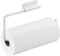 iDesign dérouleur sopalin, porte sopalin en métal orientable et à pivot, dévidoir sopalin mural pour un rouleau de papier essuie-tout, blanc