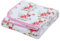 Little Dutch 0280 Kinderbett-Decke weiß mit großen Rosen