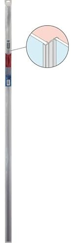 GEB Joints d'étanchéité pour les côtés de portes de douche coulissantes (lèvre perpendiculaire) - 2 X 2 mètre de long. 5 à 8 mm d'épaisseur