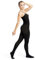 Capezio Damen Body Tight Enge Passform, Schwarz, S-M