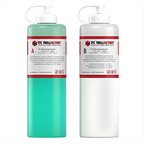 TFC Troll Factory Abformsilikon Dubliersilikon Shore A 18-20 1:1, 2x1kg