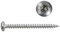 Panhead Lot de 100 vis à bois Torx A2 5 x 80 mm