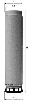 MAHLE LXS 271 Sekundärluftfilter - für Schaeff, Volvo BM, ZETTELMEYER, u.a.