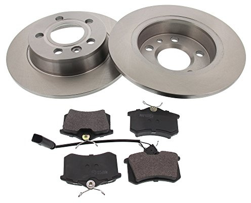 Mapco 47829 Bremsensatz Bremsscheiben mit Bremsbeläge Hinterachse | 47829 Kompatibel mit Alhambra (7V8, 7V9), I (wgr), (7M8, 7M9, 7M6)