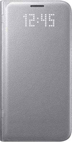 Samsung LED View Cover Hülle EF-NG930 für Galaxy S7, silber