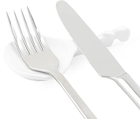 Holst Porzellan KP 101 Besteckhalter und Löffelvioline 11 cm, weiß, 6 Einheiten