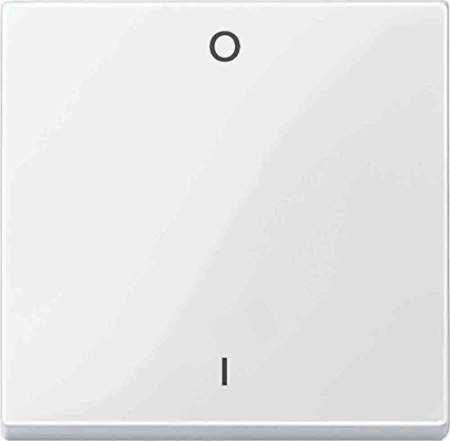 Merten 432219 Wippe mit Kennzeichnung 0/1, polarweiß glänzend, System M