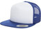 Flexfit Uni 6005FW-Foam Trucker with White Front Cap, Roy/wht/Roy, one Size