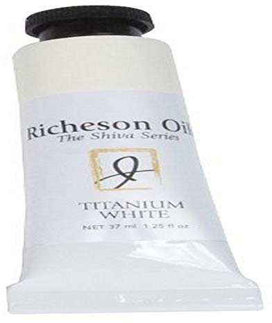 Jack Richeson Peinture à l'huile pour artiste 37 ml, blanc titane