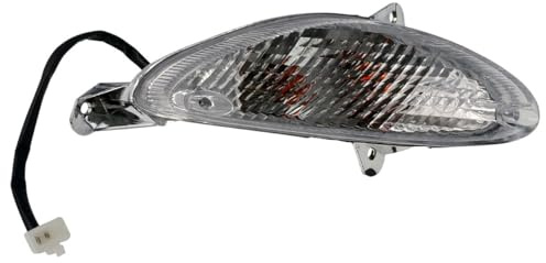 Blinker vorne links weiß, Halogen 12 V 10 W kompatibel mit BT49QT-9, YY50QT | 1x Halogen-Blinker vorne links, weiß, Kunststoff; ohne Leuchtmittel und Schrauben, kompatibel mit JINLUN JL50QT-5, JL50QT-5C.