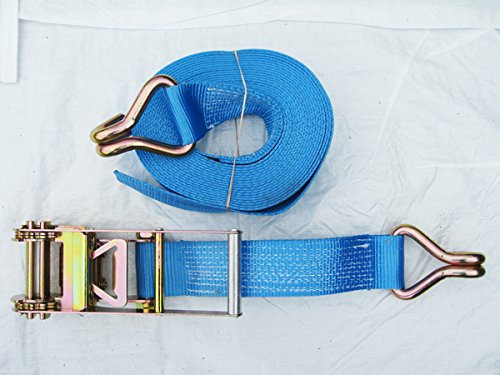 Ratchet Straps 75MM 10T 8M X1 (Tie Down Heavy Duty Cargo Claw Hook Recovery Lashing)