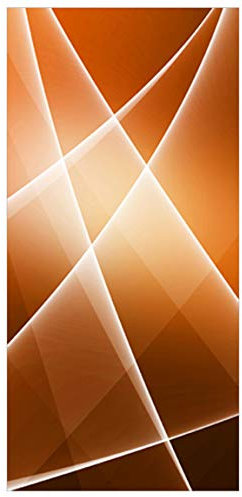 Bilderwelten Raumteiler Orange Sound 250x120cm inkl. transparenter Halterung