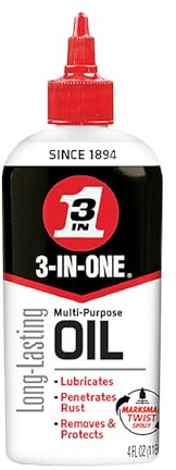 3-IN-ONE Multi-Purpose Drip Oil with Marksman Twist Spout, Long-lasting lubricant, 4 OZ