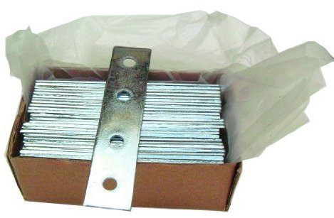 Box of 50 Zinc Plated straight repair plates (75mm)