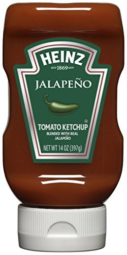 Heinz Tomato Ketchup, Jalapeno, 14 Ounce (Pack of 6) by Heinz North America