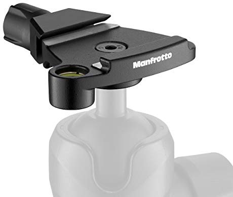 Manfrotto MSQ6T Traveler Top Lock Schnellwechseladapter - Arca-kompatible Plattenvorrichtung für Befree Stative, perfekt für Manfrotto 494 und 496 Kugelköpfe- kompakt und leicht - Aluminium