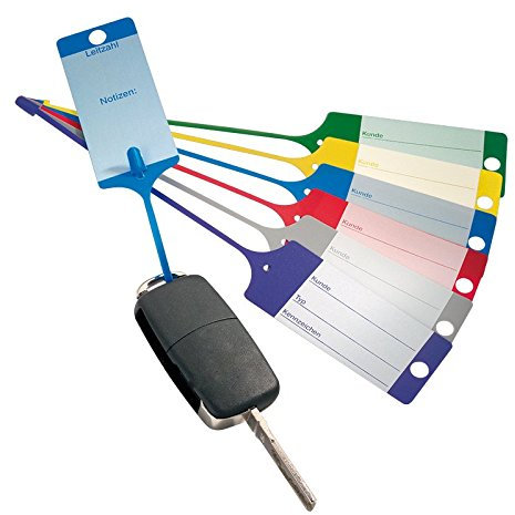 100 Schlüsselanhänger/Fixanhänger Blau