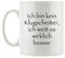Pixxprint J.Roxx Ich Bin kein Klugscheißer, ich weiß es wirklich Besser Tasse, ca. 300ml Fassungsvermögen, Keramik Weiß, Spülmaschinenfest