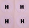 Crown Green Lawn Indoor Bowls Adhesive Lettered Coloured Marker Labels Set of 4 (White, H)