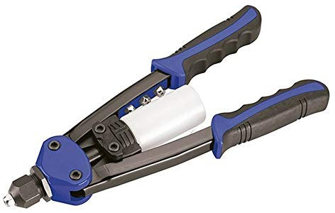 ALYCO 183105 - Remachadora de alta potencia de 2 manos 300 mm para remcahes de 2.4-4.8 mm