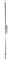 Rail Window Lock Rod 22mm Maco Rail GR4 800 Rod