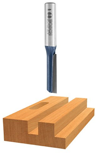 Bosch 85264M 1/2 In. x 2 In. Carbide Tipped 1-Flute Straight Bit