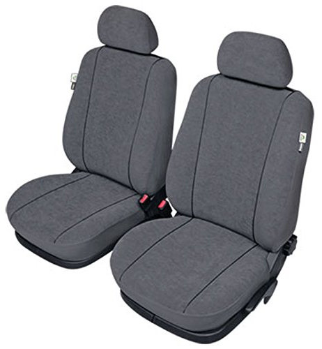 ZentimeX Z927718 Sitzbezüge Vordersitze Stoff grau Airbag-Kompatibel