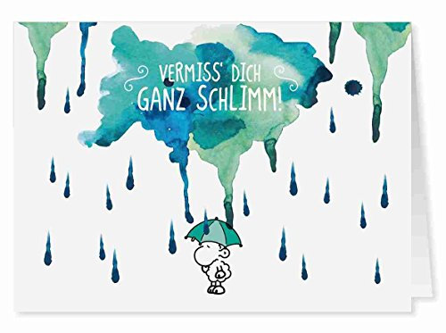 02 - Vermiss Dich ganz Schlimm! - Midi-Grußkarte von Sheepworld