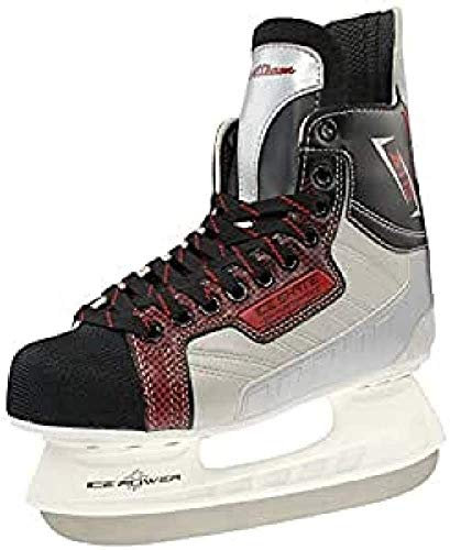 SportTeam Herren Schlittschuhe Eishockey, Schwarz/Weiß, 45